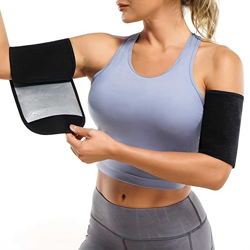 1 pair 420D Pressure Leg Slimming Belt for Women - Arm Wrap Fat Shaper with  Stone Treatment