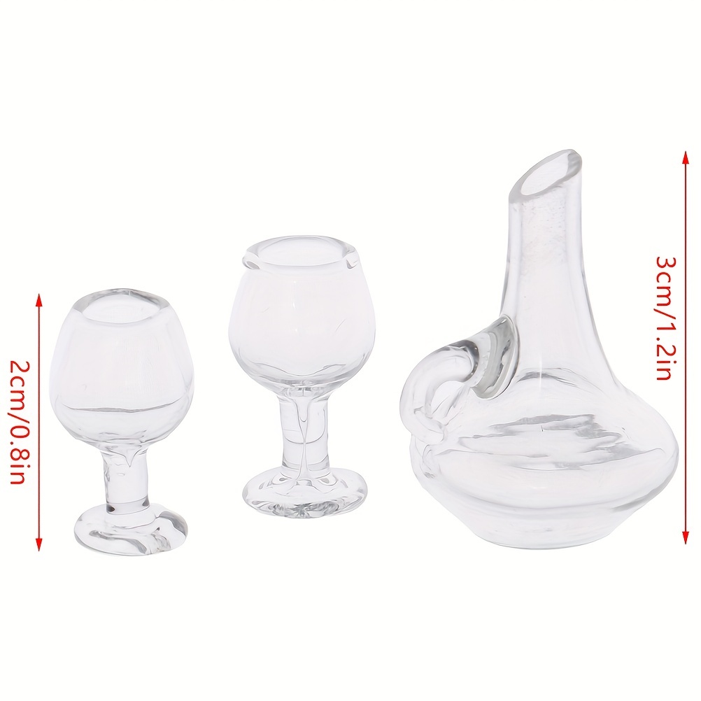 1/12 Dollhouse Miniature Wine Glass Mini Goblet Cup Toy - Temu