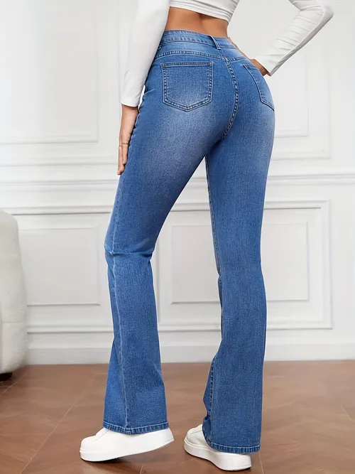 Blue Jeans Flared - Temu