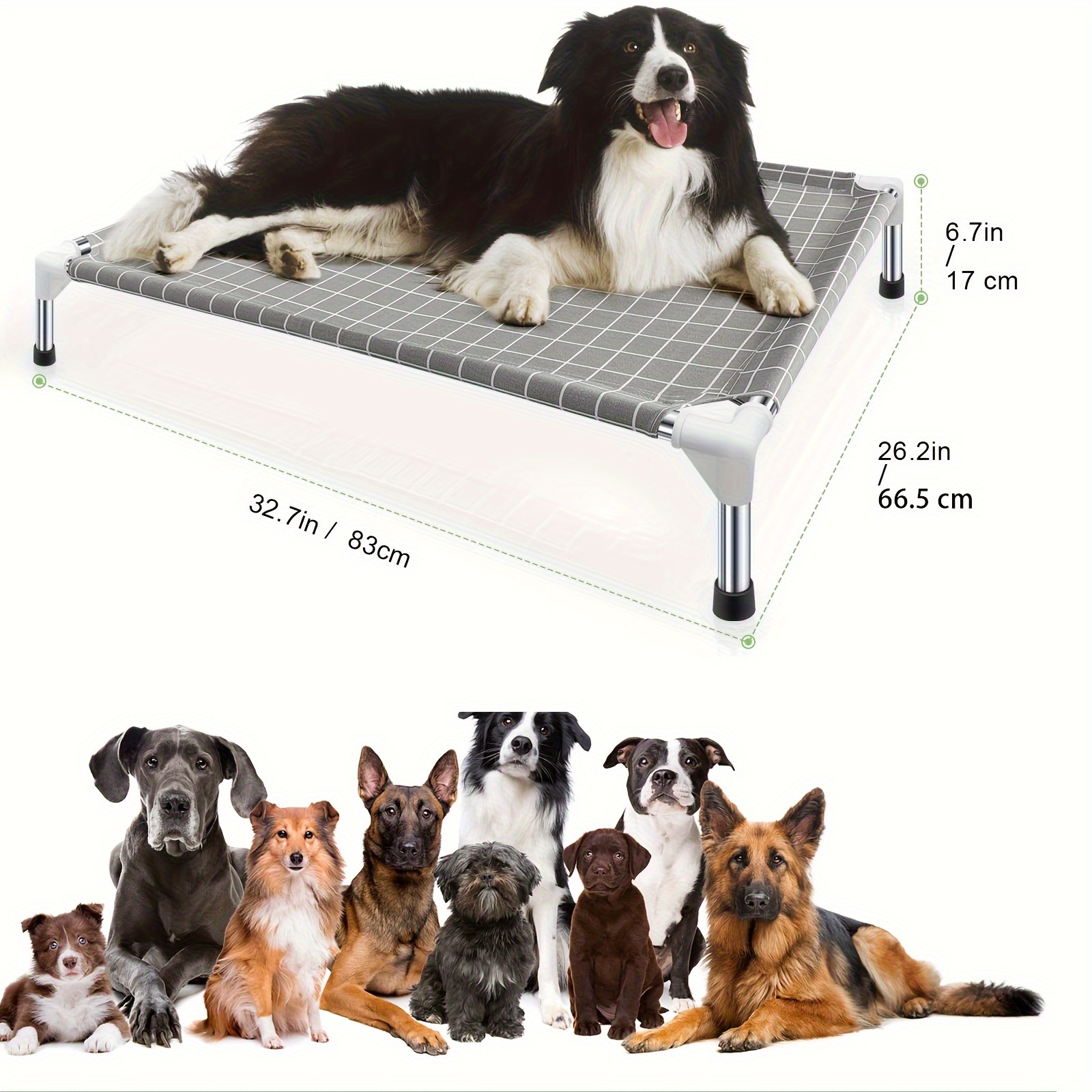 Elevated Dog Bed Outdoor Dog Bed Raised Dog Hammock Bed - Temu