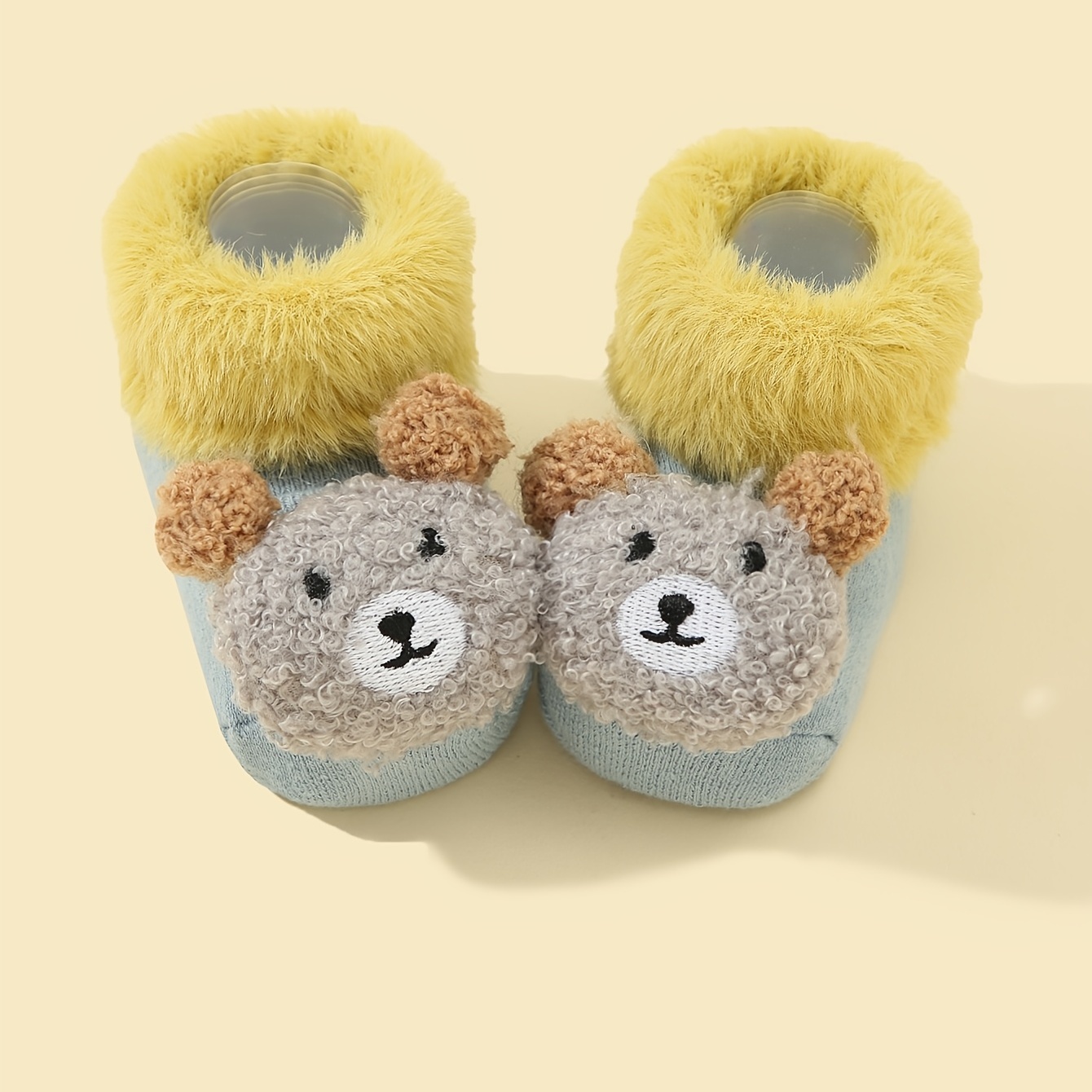 Baby Girls Kids 3d Fleece Doll Socks, Thick Warm High Socks