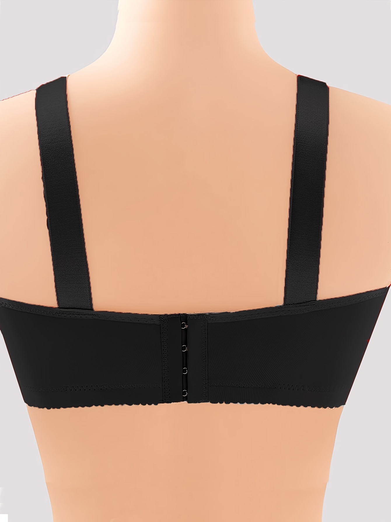 Contrast Lace Push Bra Comfy Breathable Full Coverage Bra - Temu