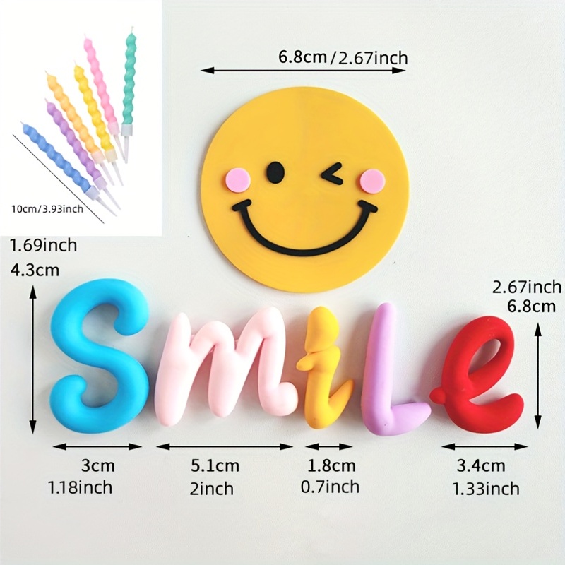 Smile Cake Topper – Lustiger Kuchenaufsteller Für Deine Torte