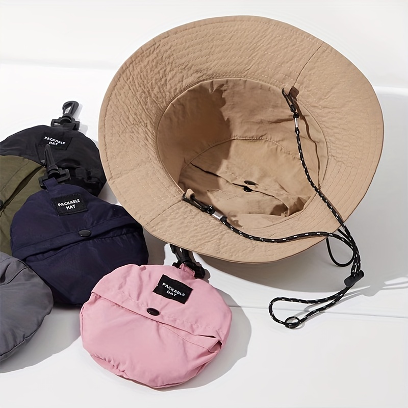 Outdoor Casual Waterproof Sunscreen Bucket Hat Fishing - Temu