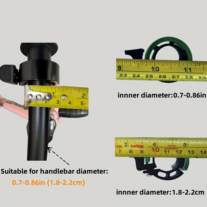 Timbre Bicicleta De Aluminio O-stand Cd-611c - Ciclos