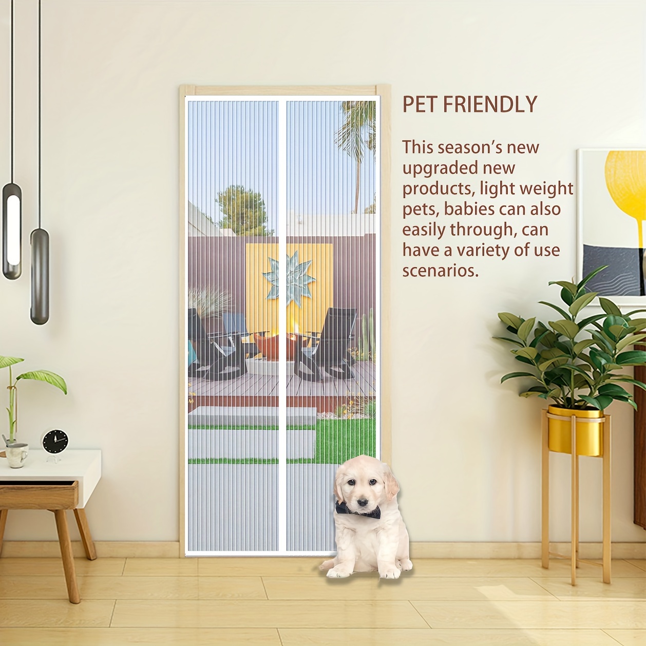 Pet friendly sliding screen cheap door