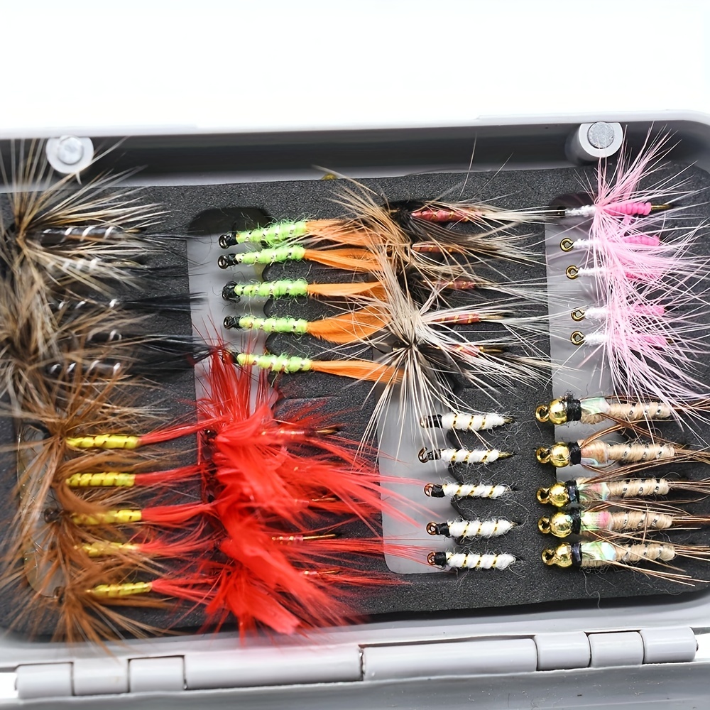 6pcs Fishing Lures: Catch Trout with Artificial Winged Insect Baits & 12  Hooks!