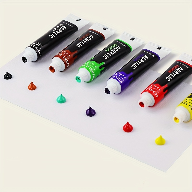 Acrylic Paint Set 24 Colors (0.41 oz 12 ml) Paint Kit For Artists