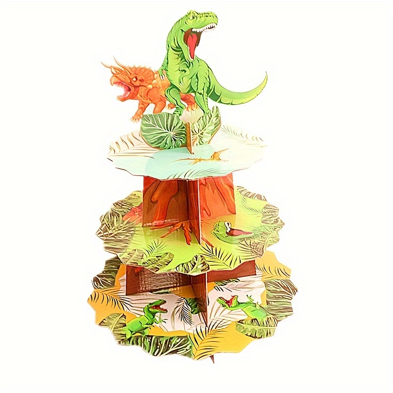 Dinosaur Birthday Cupcake Decorations Dinosaur Cupcake - Temu