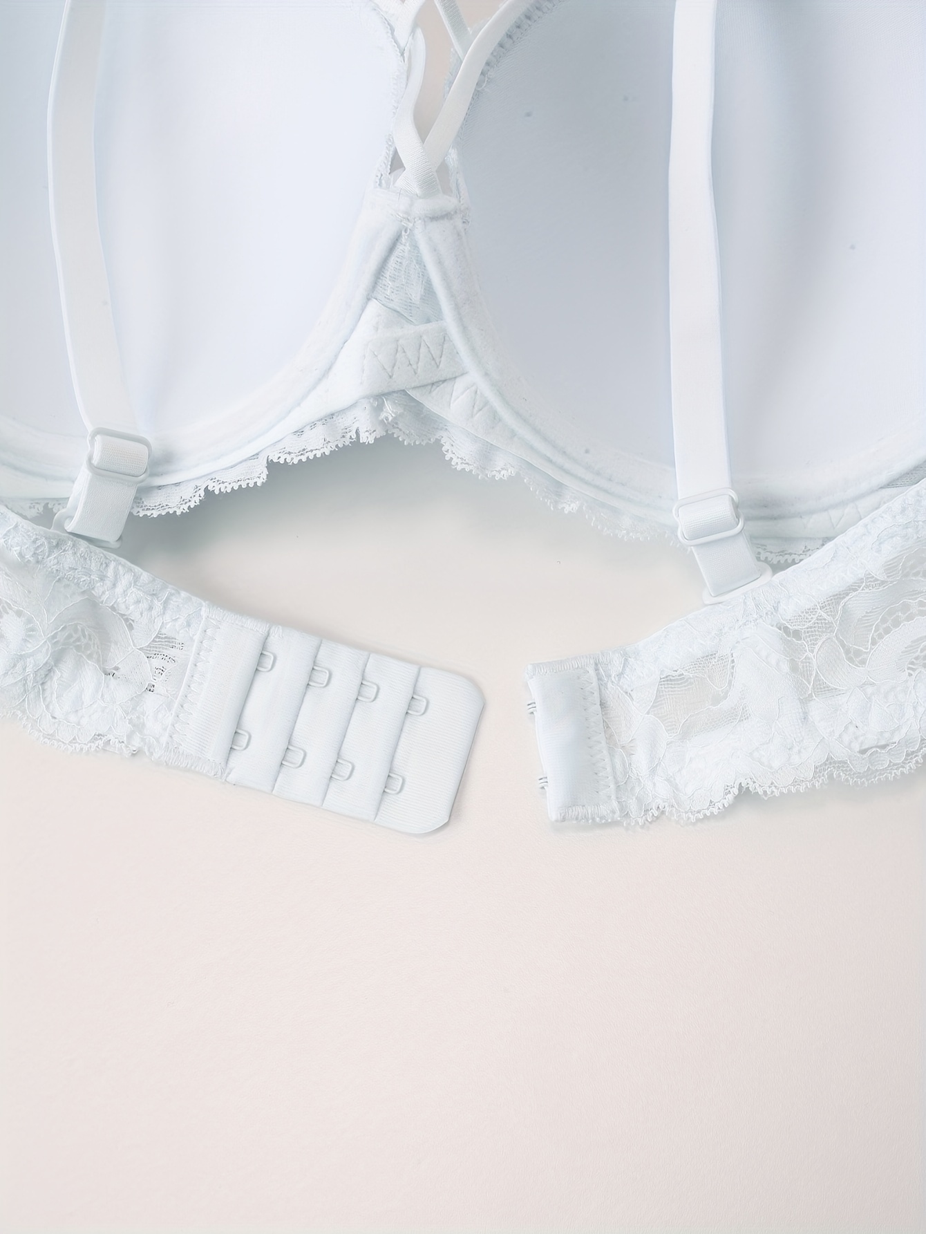 White lace criss-cross bra, Women's Underwear