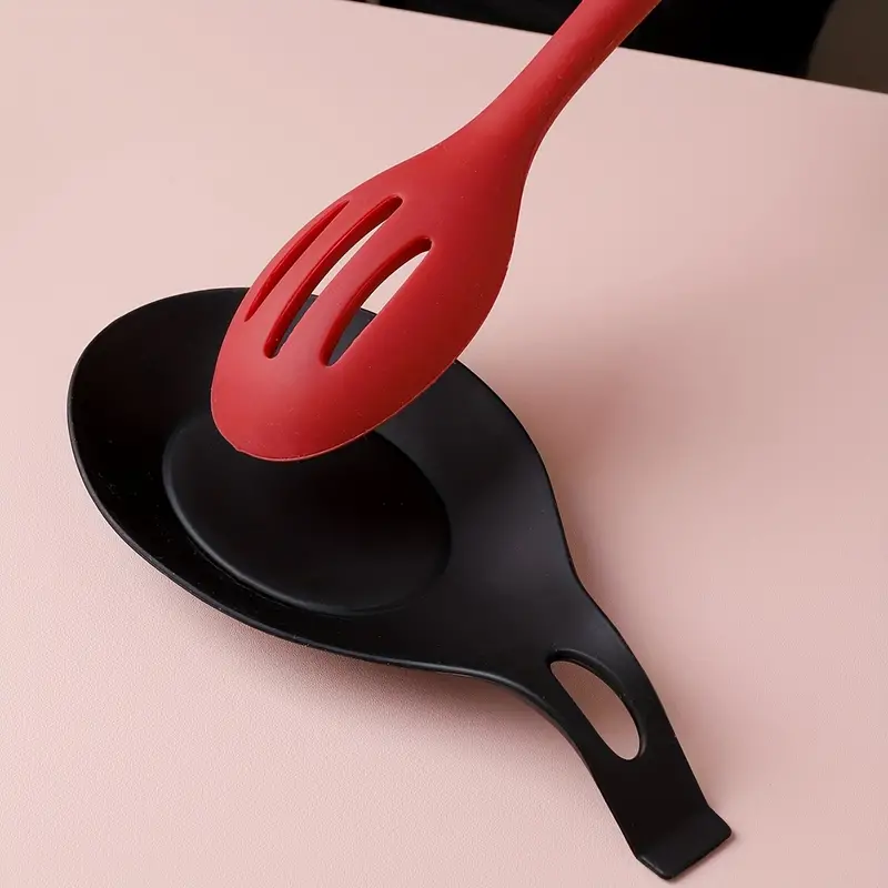 Heat resistant Silicone Spoon Rest Reusable Ladle Holder For - Temu