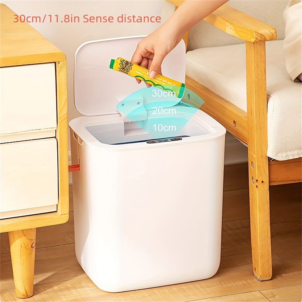 Smart Induction Touch Trash Bin 4.76 Gallons Intelligent - Temu