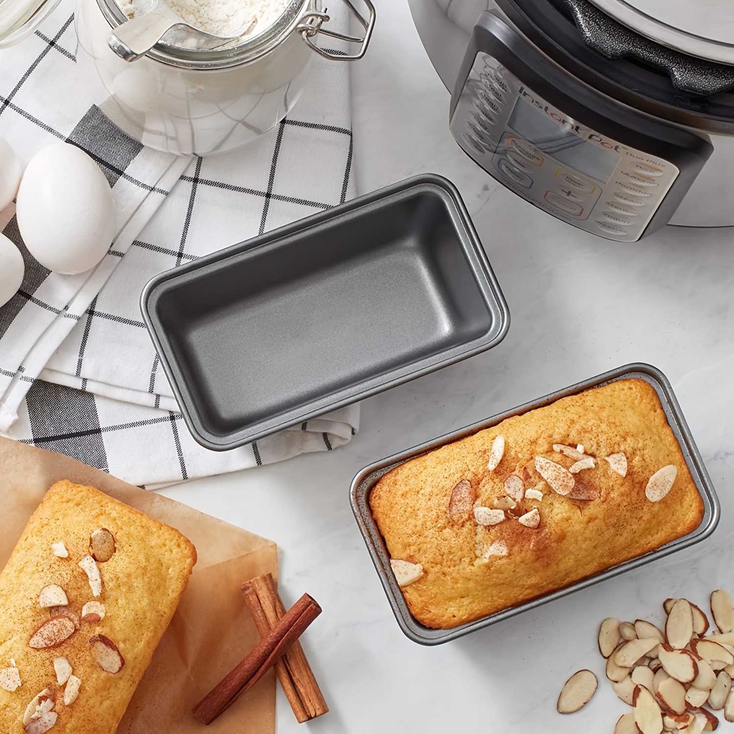 4 Pack Mini Loaf Pans, Non-Stick Baking Bread Pan, Carbon Steel Bakeware