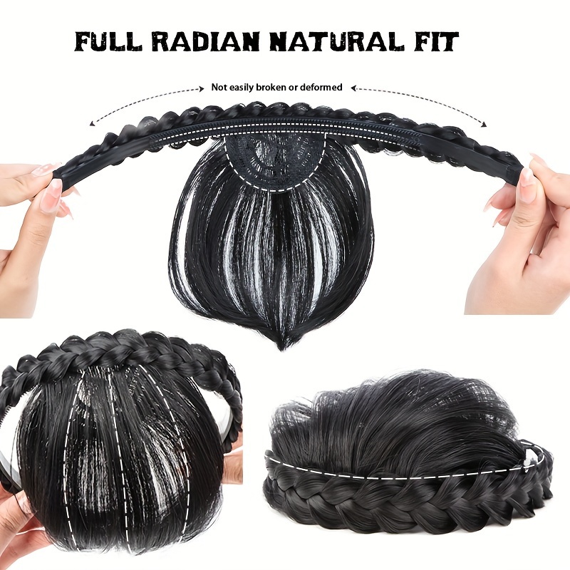  accessories with bangs braids headband hair extension high temperature synthetic fiber   hair for women daily use halloween christmas details 6