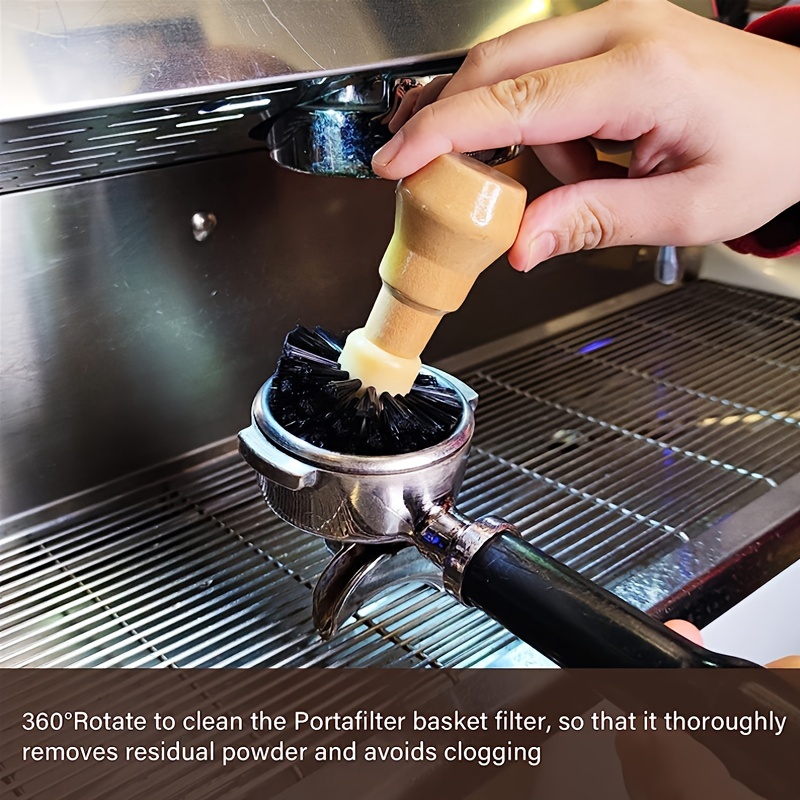 1pc Long Handle Coffee Machine Cleaning Brush