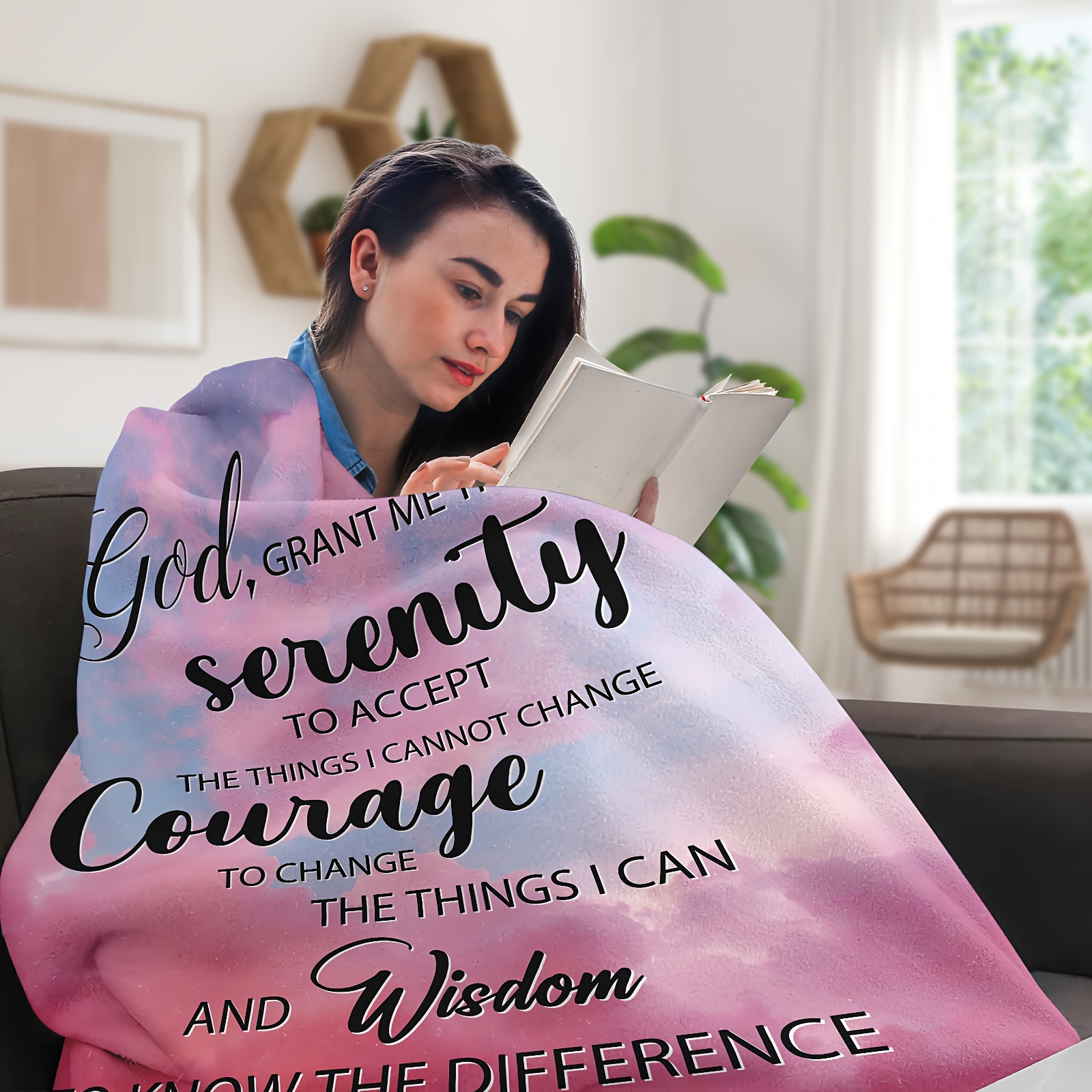  Serenity Prayer Blanket Christian Gifts for Women