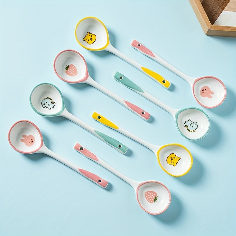 Forest Animal Ceramic Measuring Spoons 