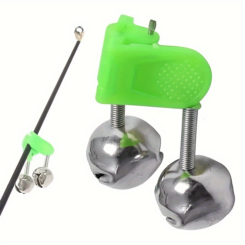 Dual Alert Fishing Bell Clips Rods Easily Detect Bites Catch - Temu