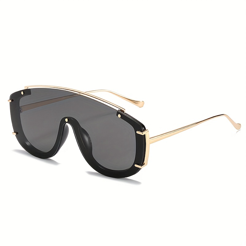 Y2k Oversized Aviator Fashion Sunglasses For Women Men Mod Metal