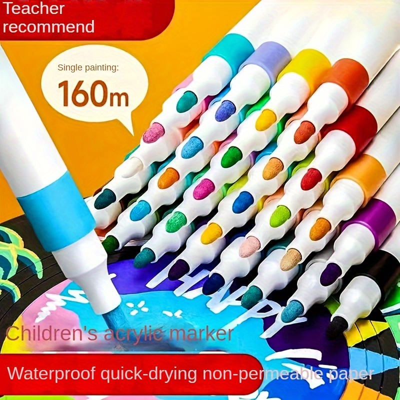 Christmas Gift Acrylic Marker Pen Diy Painting Art Pen - Temu