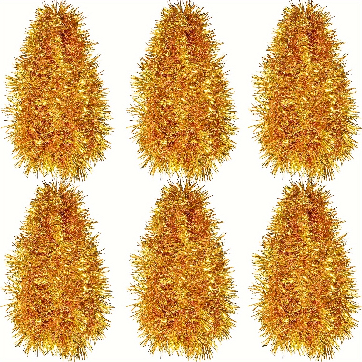 6ft. Gold Glittered Twig Garland