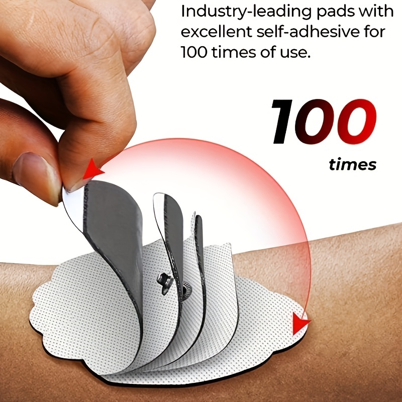 Tens Unit Replacement Pads, Reusable Long-lasting Self-adhesive