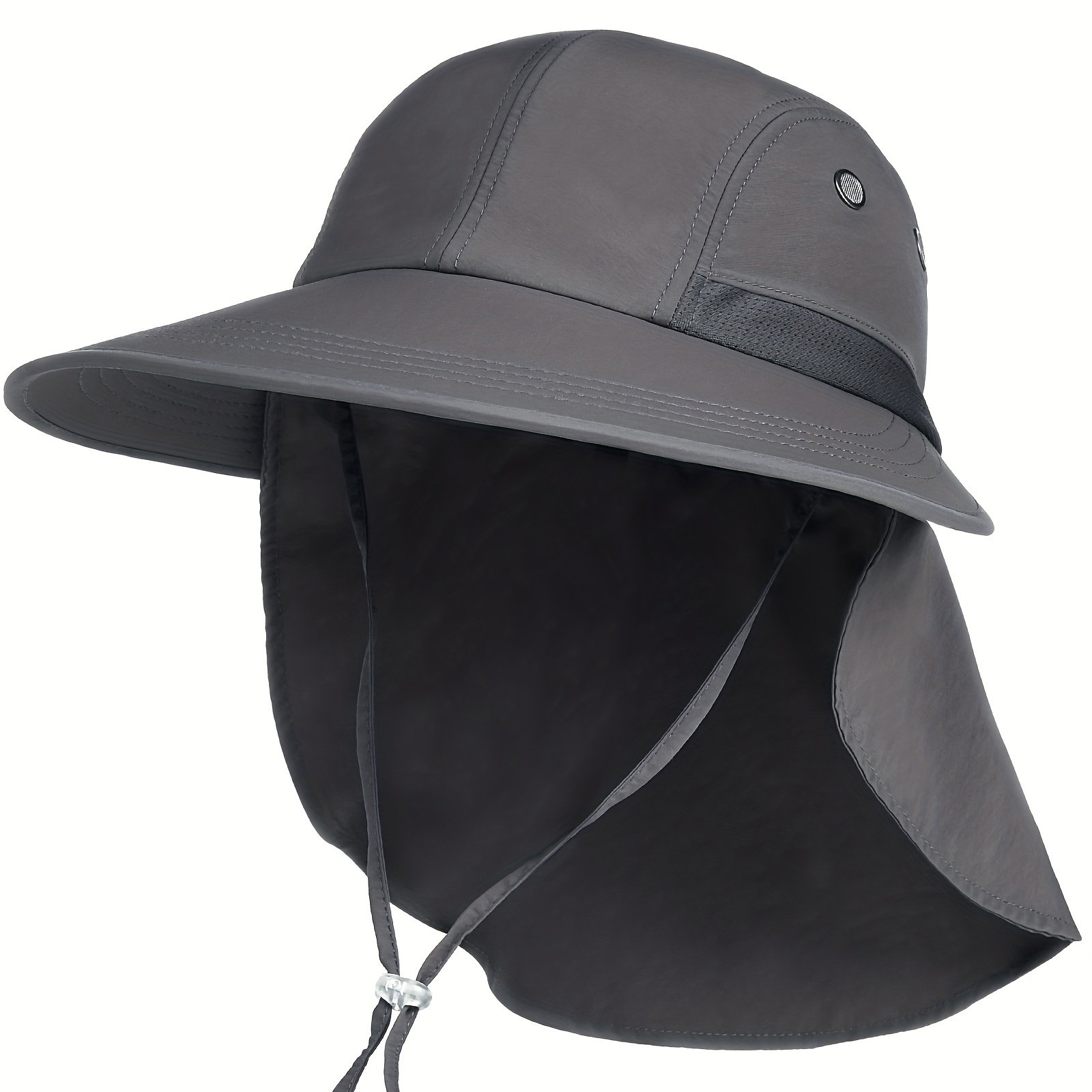 1pc Waterproof Wide Brimmed Sun Hat Perfect For Outdoor Fishing
