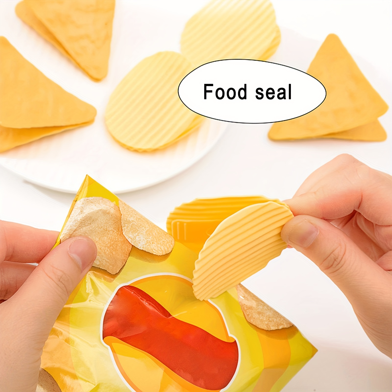 4Pcs/Set Snack Bag Sealing Clip Multipurpose Food Storage Potato