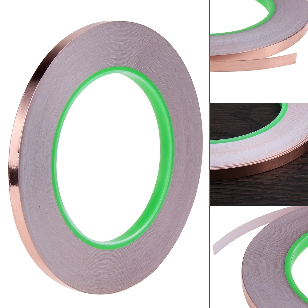 Copper Foil Tape With Double-Sided Conductive For Stained Glass