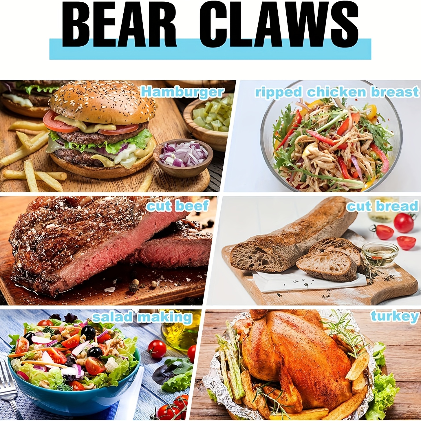 Tear Through Meats Easily With Creative Bear Claw Meat Separator