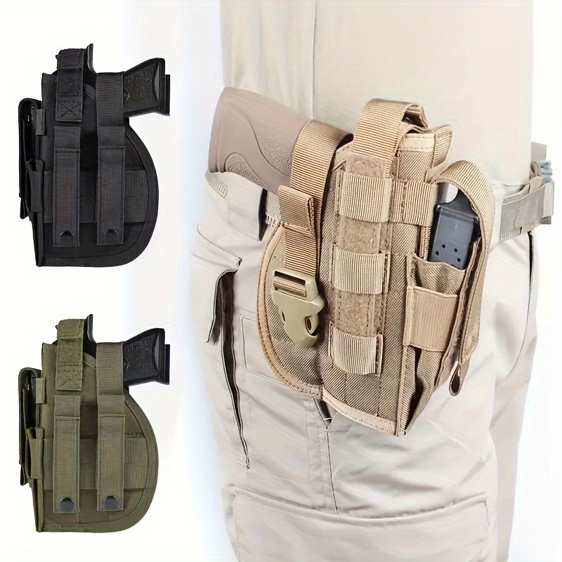 [Universal Quick Pull Stealth Holster] Outdoor Nylon Stealth Holster, CS Field Stealth Holster Universal Quick Pull Holster