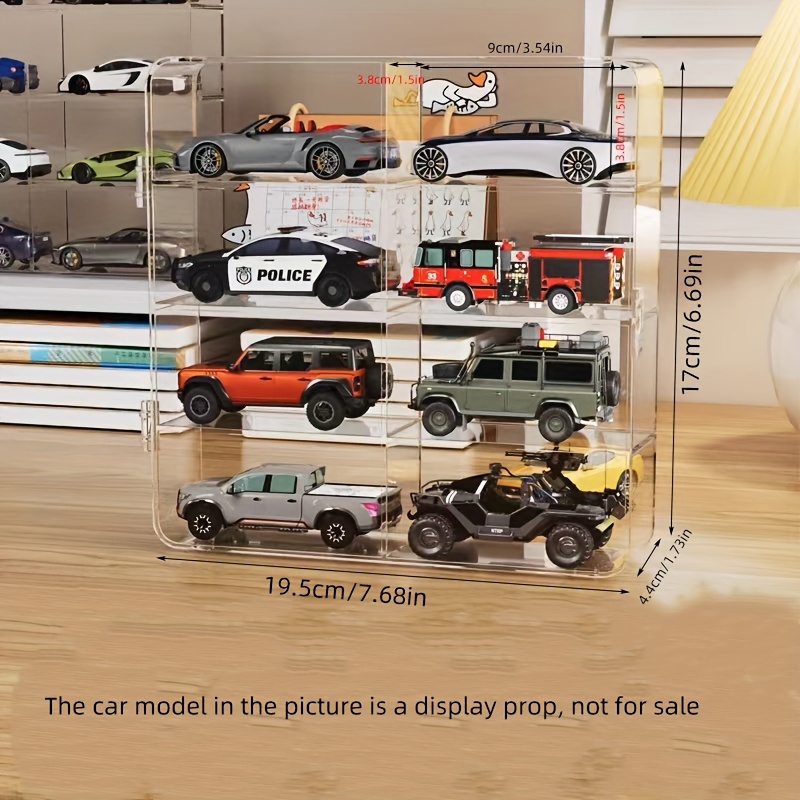 1/64 Legierung Automodelle Regal Spielzeug autos transparent Acryl