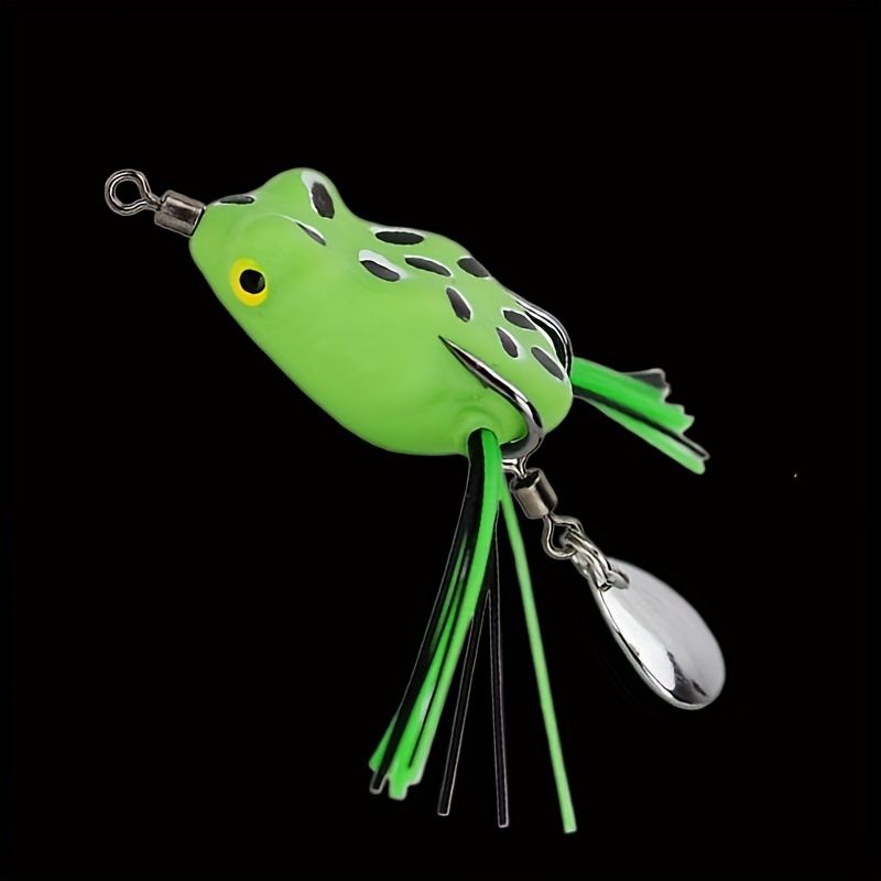 1pc Frog Lure Bass Trout Fishing Lures Kit Set Realistic Prop Frog
