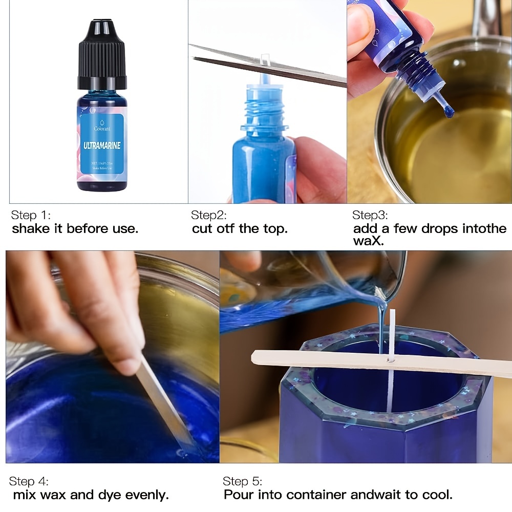 2g/bag Of Candle DIY Pigment Wax Dye Non-toxic Soybean Wax Wax