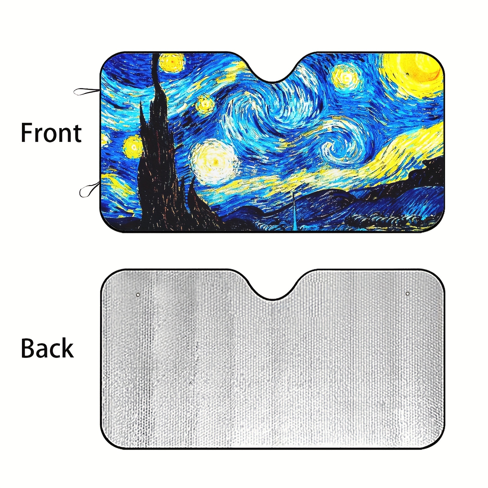 Van Gogh Sternenhimmel Auto-Sonnenschutz Für Die Windschutzscheibe,  Universelle Passform, Hält Ihr Fahrzeug Kühl. UV-Sonnen- Und Wärmereflektor