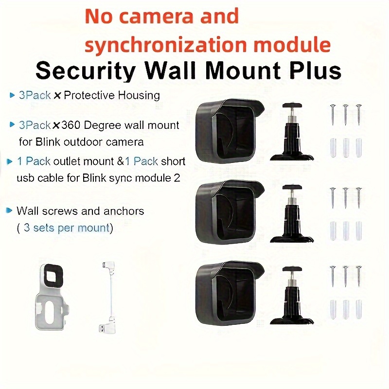 Blink Outdoor 4 (4th Gen) Wall Mount, Weatherproof Protective