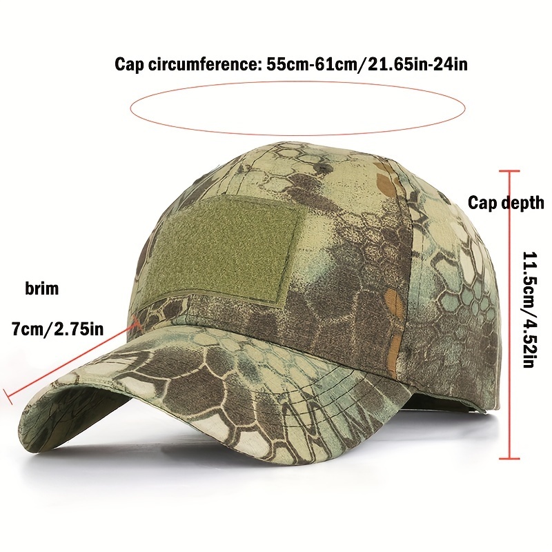 1pc Unisex Sunshade Camouflage Baseball With Trendy Pattern For Tactical  Military Fans Camping Climbing Fishing - Jewelry & Accessories - Temu