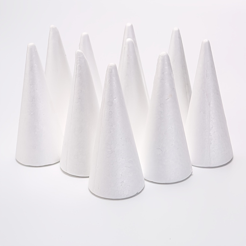 polystyrene balls foam Cones Bulk foam Tree Cones Cardboard Cones Diy Cone