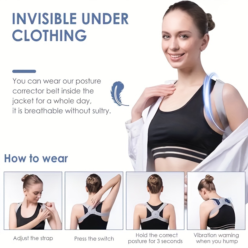 AlignMe Pullover Posture Sports Bra - Corrective Support for Improved  Posture and Comfortable Wear
