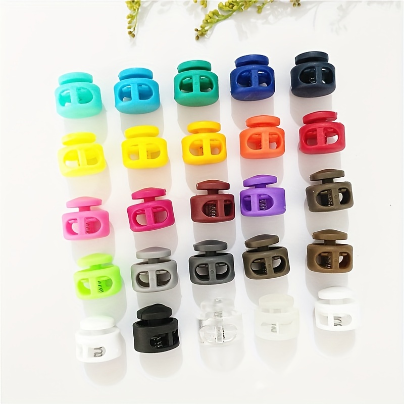 100PCS 10 Assorted Colors Spring-Loaded Plastic Round Bubble Cord Lock for  Face Mask Earloop, Multifunctional Sliding Adjustment End Toggle Stopper  Reusable Single Hole Comfortable Fit Buckle Fastener - Yahoo Shopping