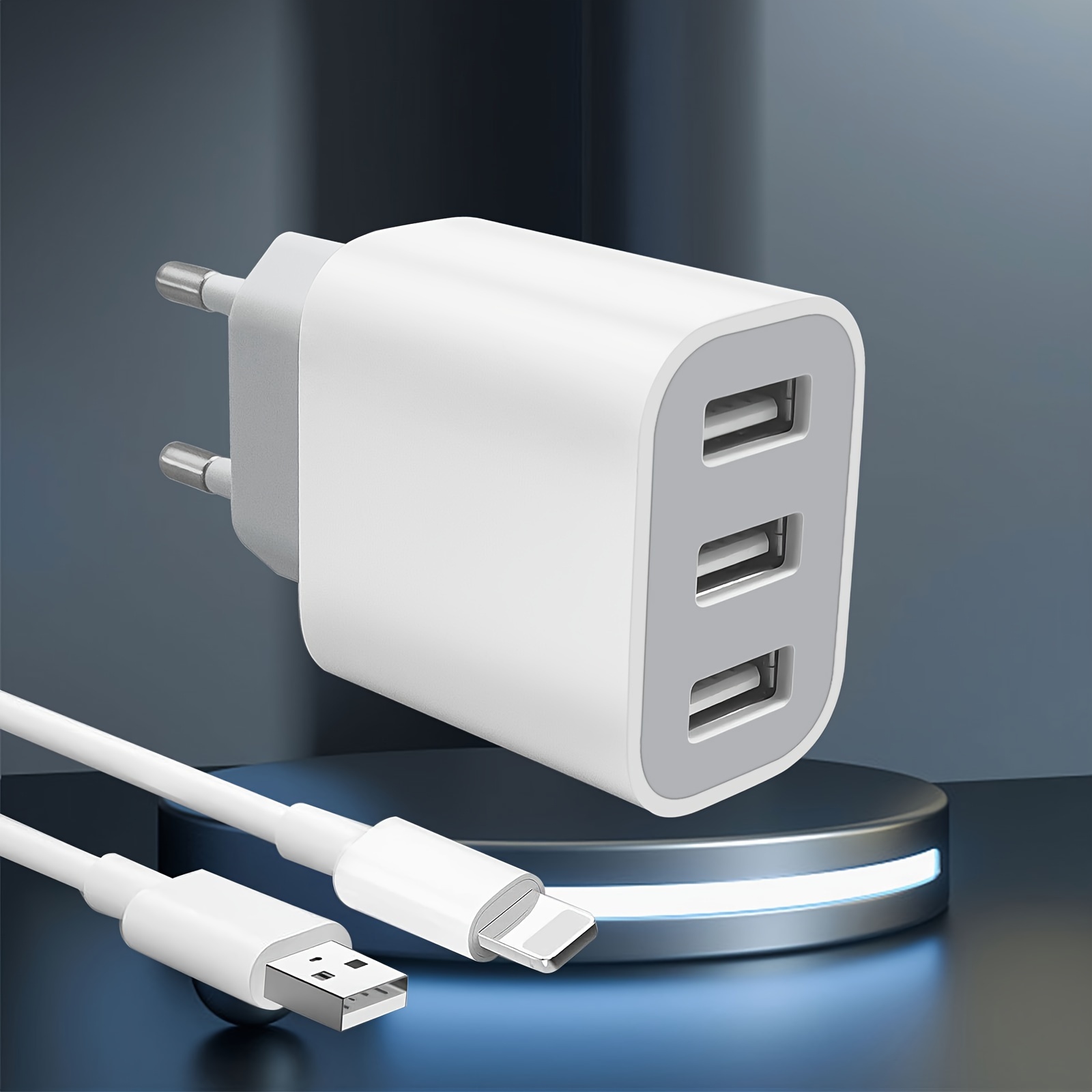 Bloc chargeur secteur rapide 20W + câble USB-C pour iPhone  14/13/12/11/PRO/MAX
