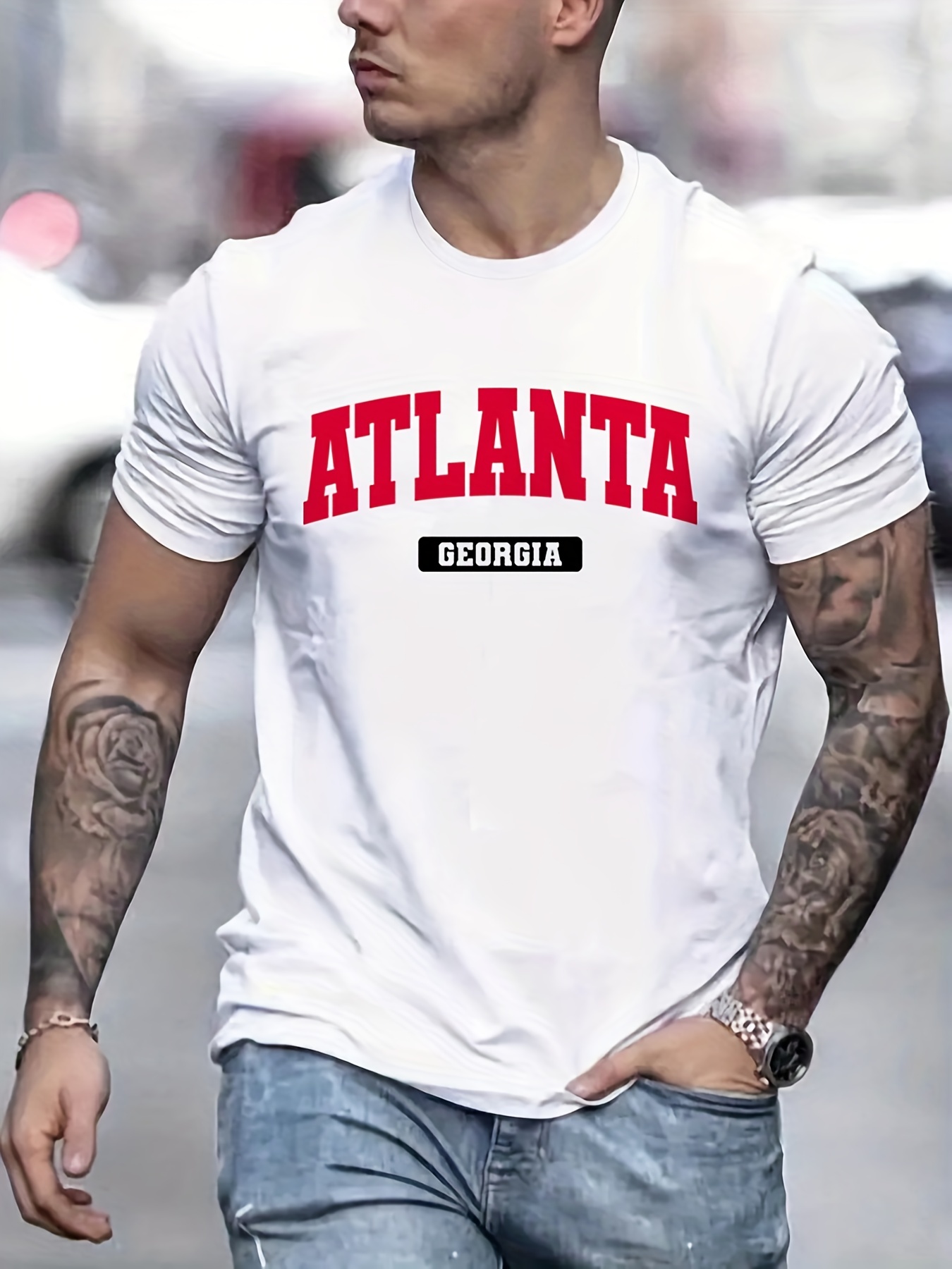 Women Vintage Tshirt Atlanta Baseball Letter Graphic Shirt Short Sleeve  Oversized Loose Fit Summer Casual Tees Tops at  Women’s Clothing store