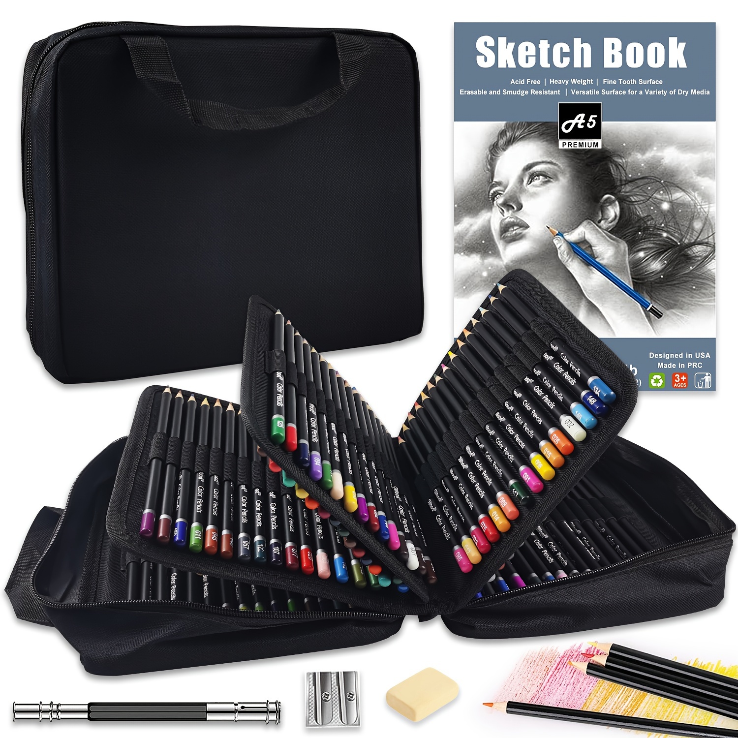 Painting Set Sketch Set Professional Art Supplies Equipped - Temu