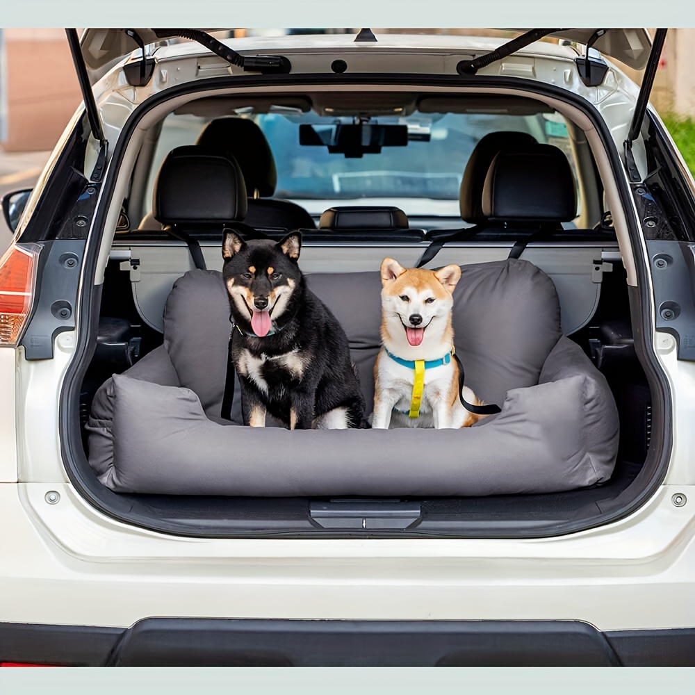 Siège d'auto pour chien Chat Canapé Voyage Sièges d'auto pour chiens Lit  Petit chien moyen Lavable Siège arrière avant Porte-animaux