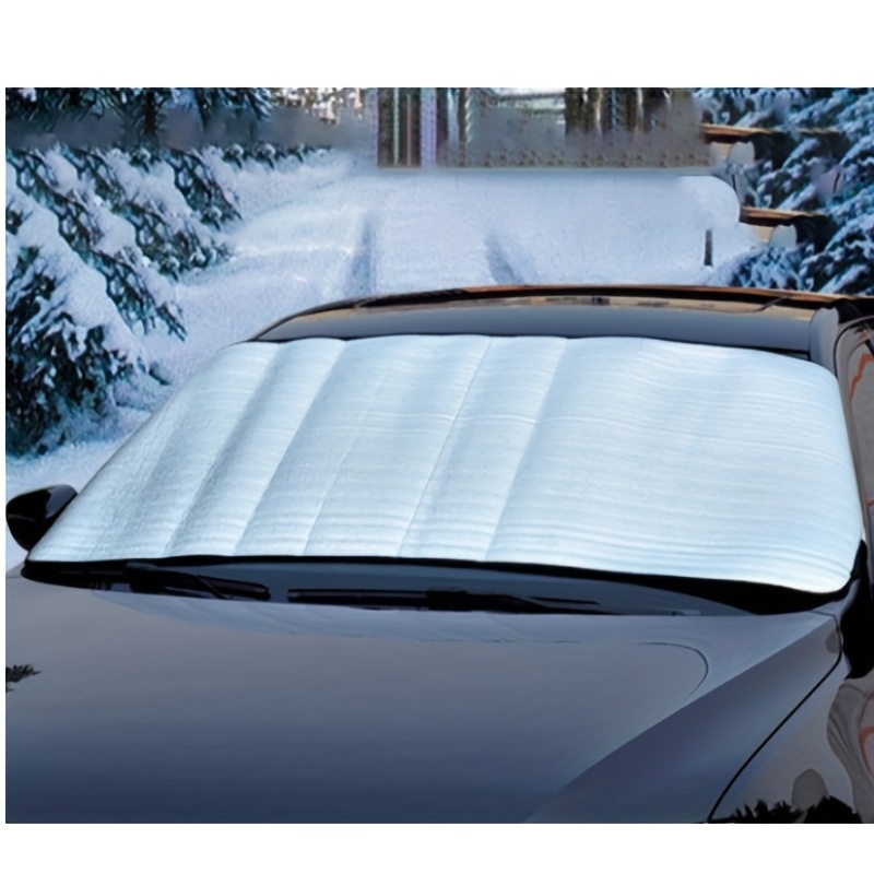 Couverture de pare-brise de voiture antigel - magnétique - Couverture de  neige 