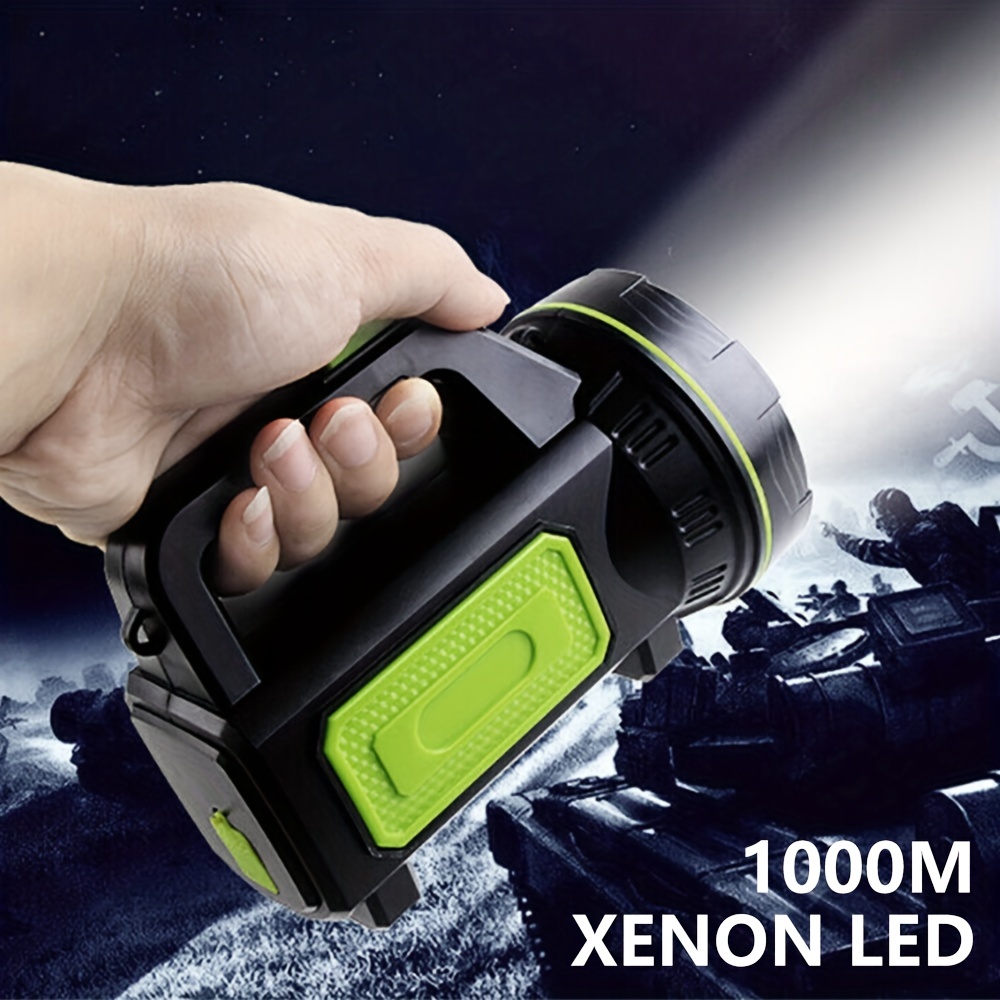 Rechargeable Led Torch Light Long Battery Life Battery - Temu