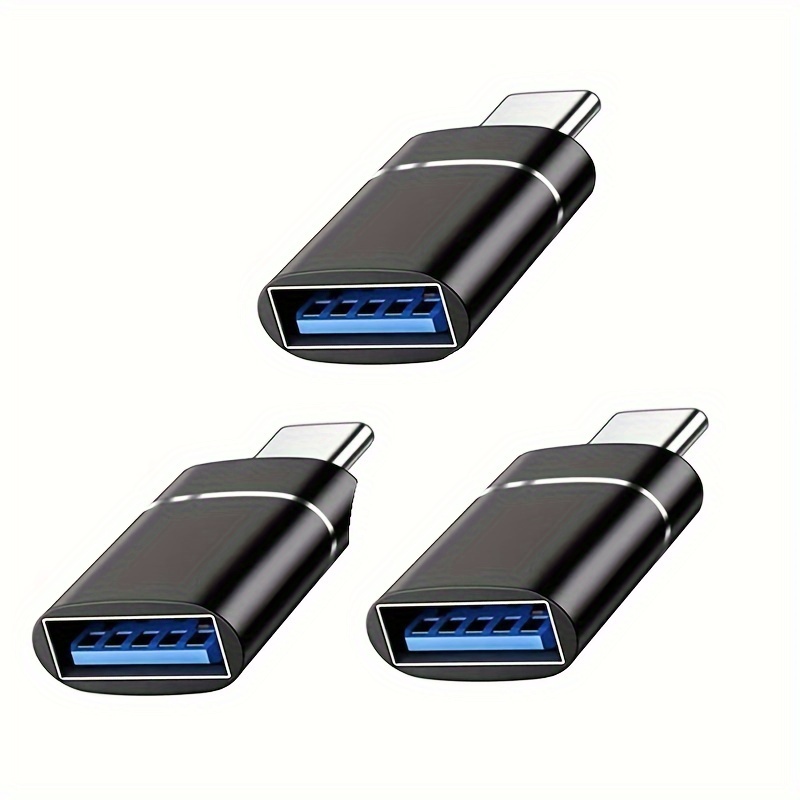 usb c to usb adapter 3 pack usb c male to usb 3 0 female adapter compatibllity for imac 2021 for ipad pro 2021 for macbook pro 2020 for macbook air 2020 and other type c or thunderbolt 3 devices