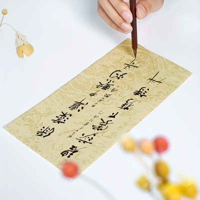 25pcs Yinghaijian Papier Xuan De Style Ancien, Adapté Pour Lécriture De  Petits Caractères Réguliers Et De
