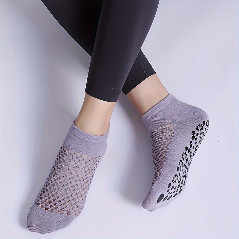 Breathable Yoga Sock With Non Slip Cushion Socks For Extra - Temu Canada