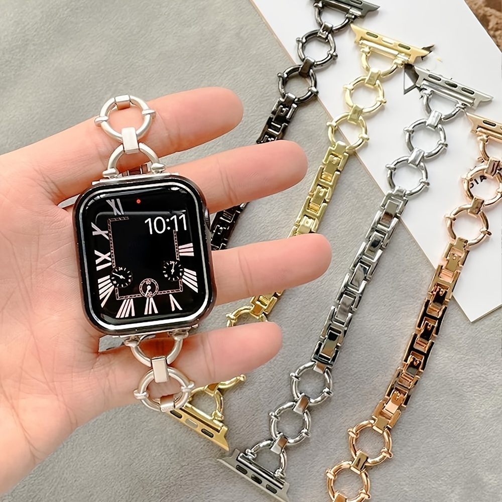 Smart Watch Chain For Watch 38mm 40mm 41mm Watch Band For Iwatch